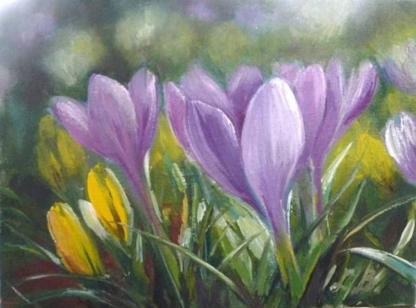 Елена Орлова пастель пейзаж