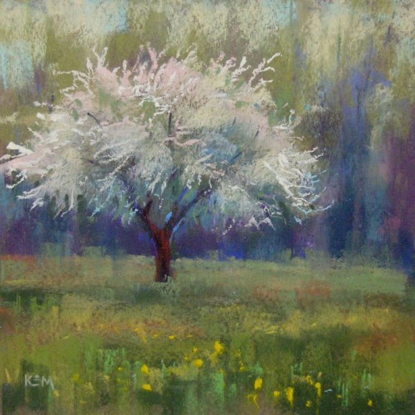 Малгожата Щецинская акварель цветы