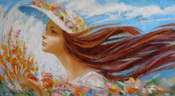 Женщина лето