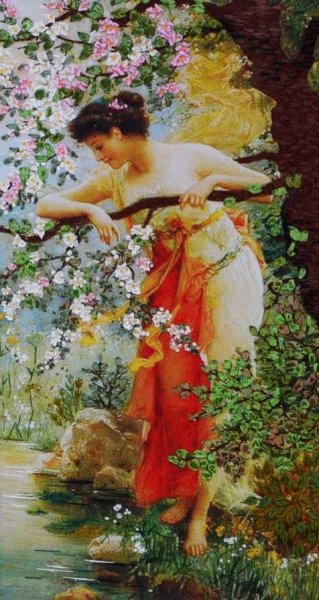 Романтичная девушка