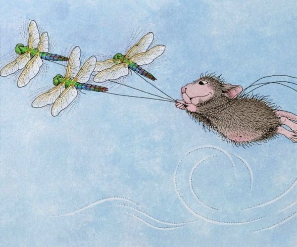 Открытка «мышка»