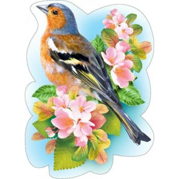 Вырубные весенние птицы