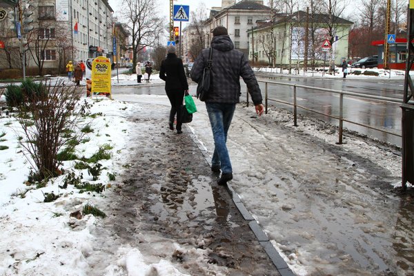 Слякоть в Калининграде