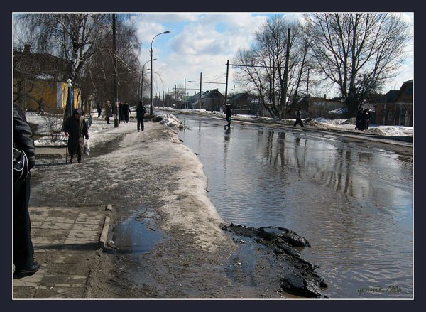 Весна грязь