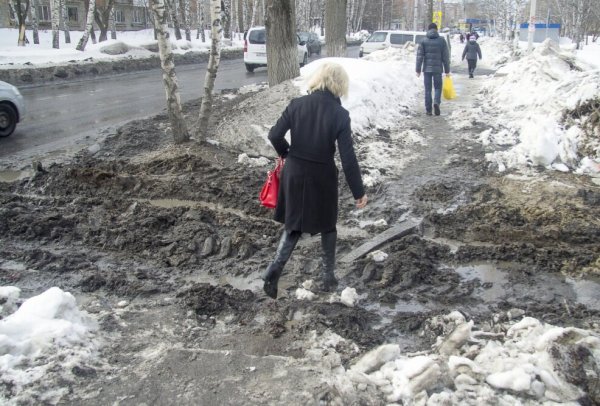 Весна в России слякоть