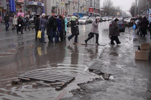 Москва грязь и слякоть в Москве