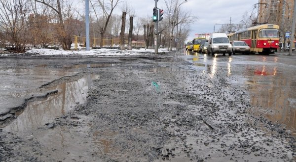 Екатеринбург грязь Весна