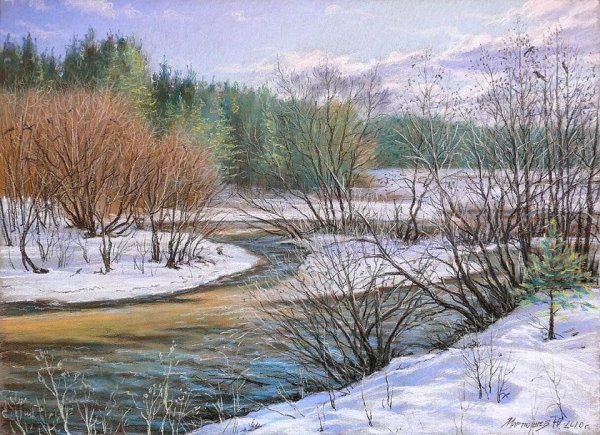 Картины пейзажи Мартюшев Юрий
