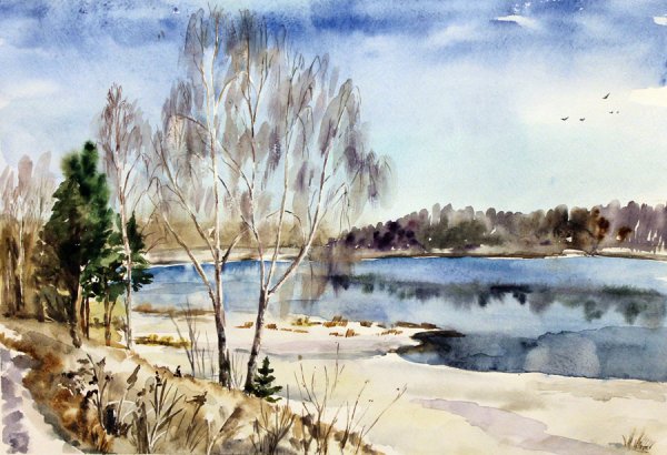 Фалин Александр весенние пейзажи