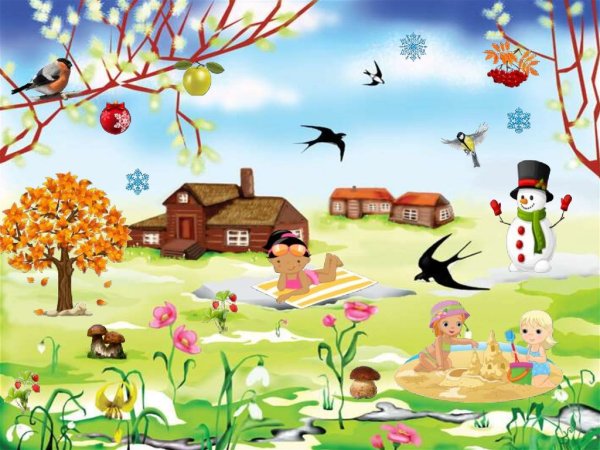 Интерактивная игра Весна для дошкольников