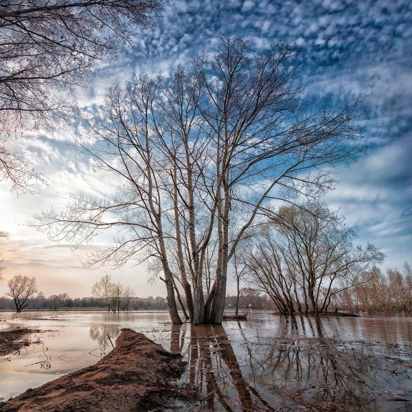 Весенний разлив с Никерев