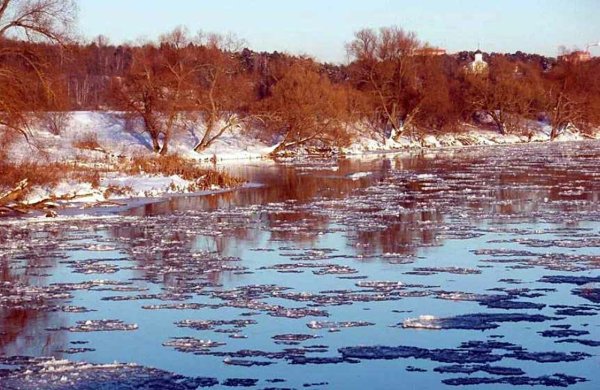 Храм Покрова на Нерли разлив половодье