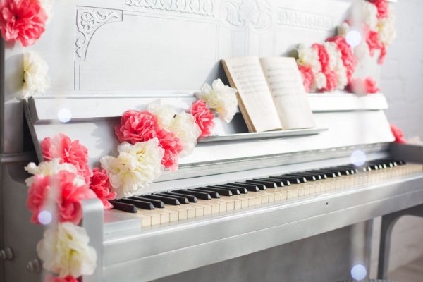 Фортепиано акварель