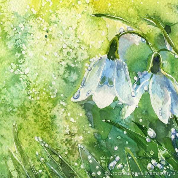 Подснежники в живописи