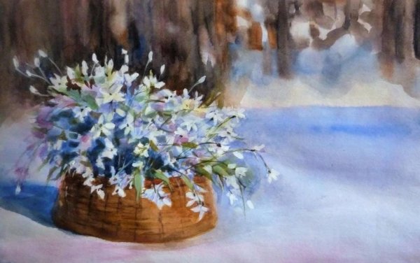 Илья Горгоц пейзаж Весна