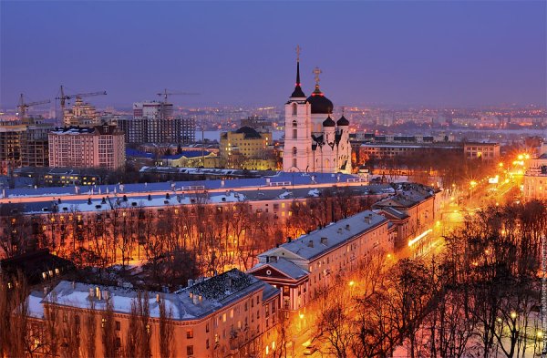 Ночной Воронеж Весна