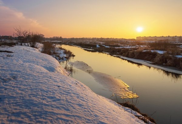 Воронеж Боровое Усманка зима