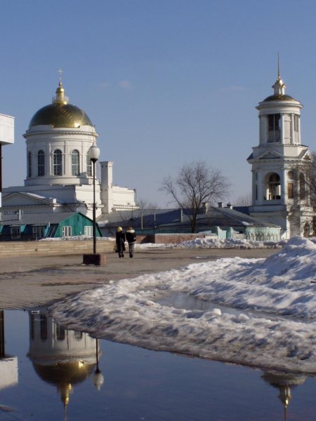 Весна в городе Воронеж