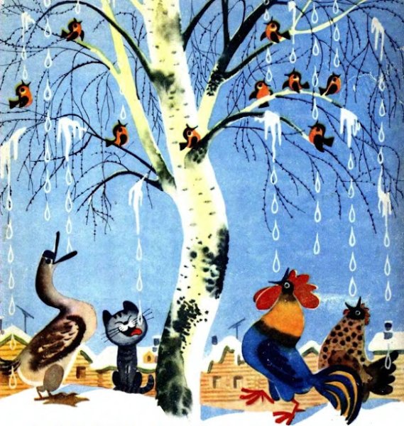 Советские открытки Весна