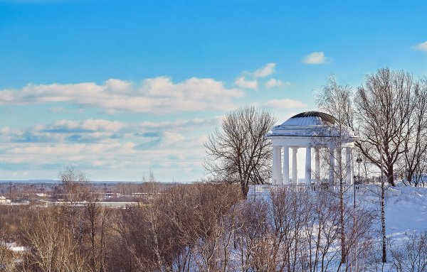 Зимний Киров Александровский парк