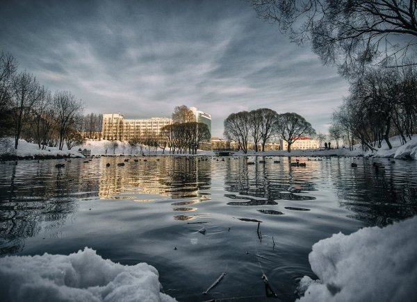 Зима в городе Киров