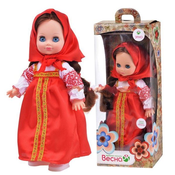 Весна кукла Элла в русском костюме в2863/о