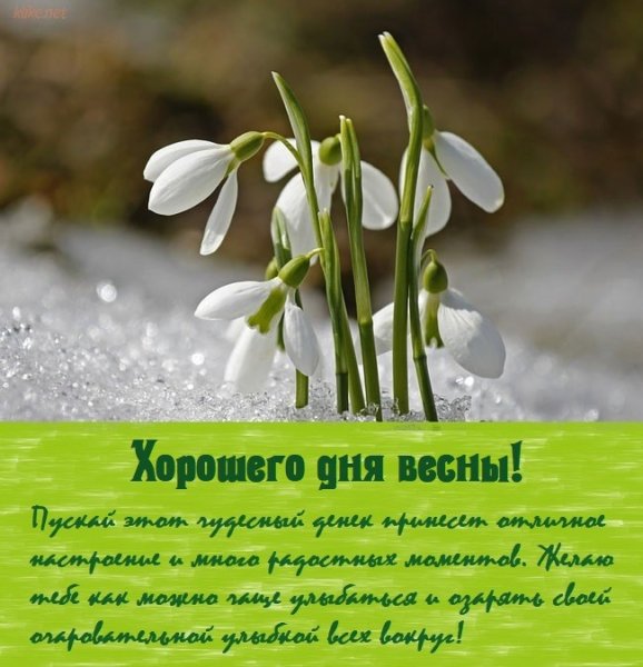 Счастливой весны