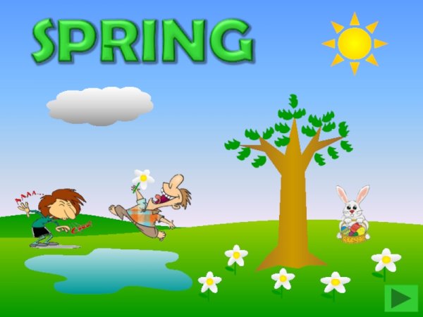Весна на английском языке