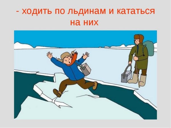 Осторожно весенний лед