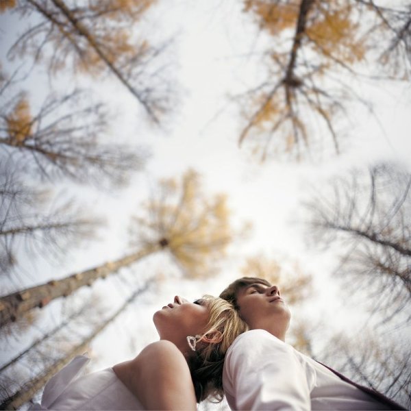 Свадебная фотосессия на природе весной