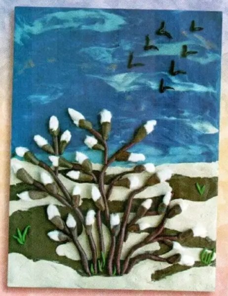 Панно Весна пришла