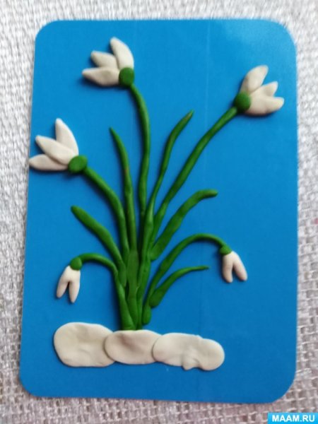 Цветочная Поляна пластилинография