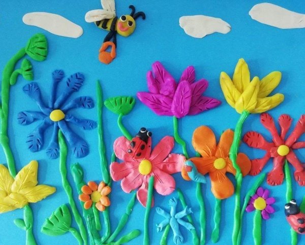 Весенняя аппликация