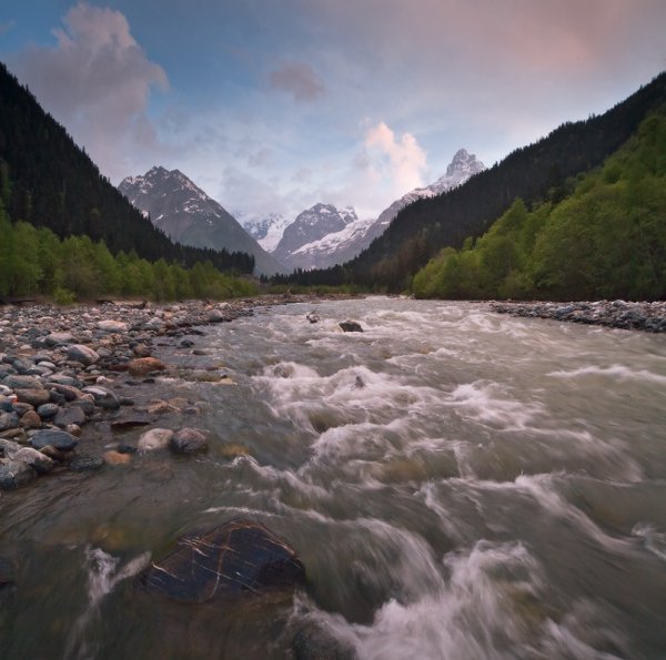 Домбай весной