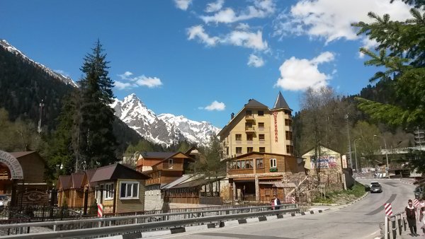 Домбай лето горы