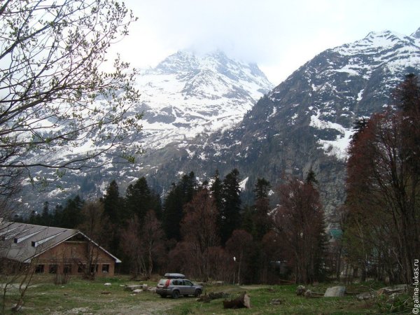 Кавказ Теберда Домбай