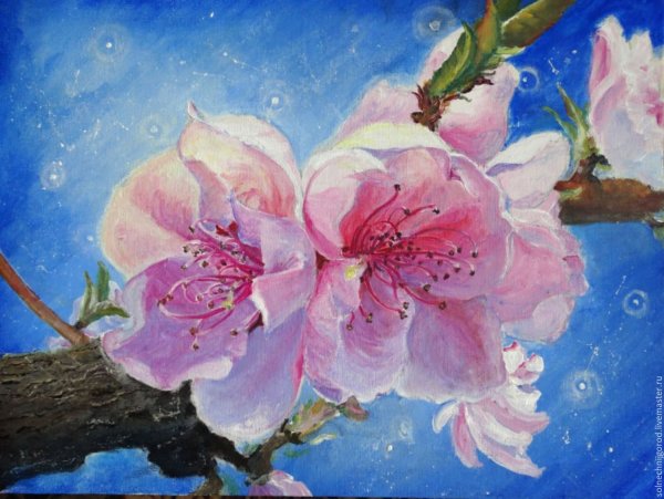 Картины акрилом Весна