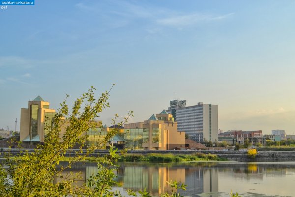 Река Миасс в Челябинске парк