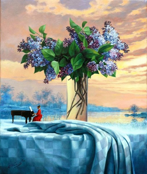 Картины весны сюрреалисты