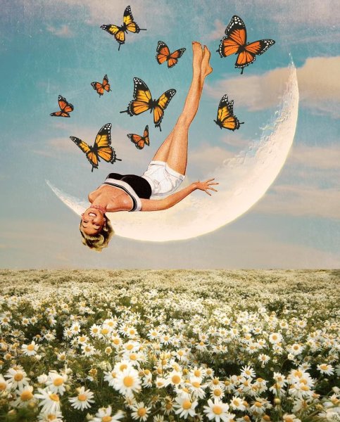 Сюрреализм девушки