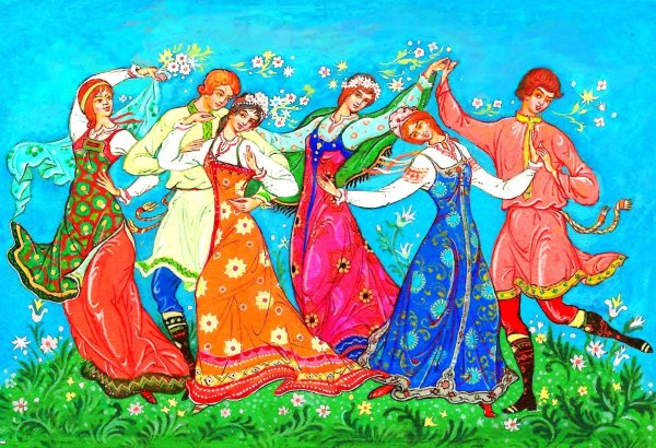 Встреча весны на Руси