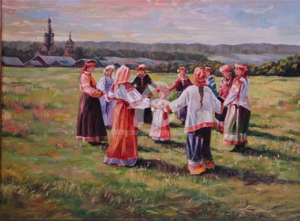 Семик и Троица. Картины