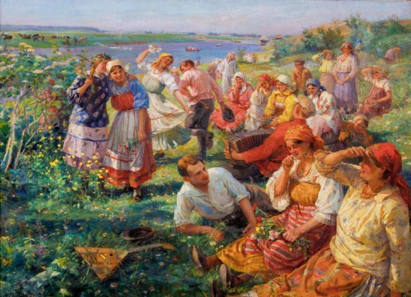 Украинка иллюстрация