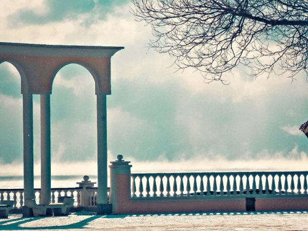 Зима в Евпатории