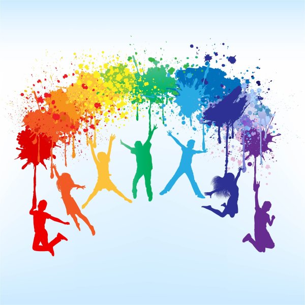 Молодежный фон для афиши культура