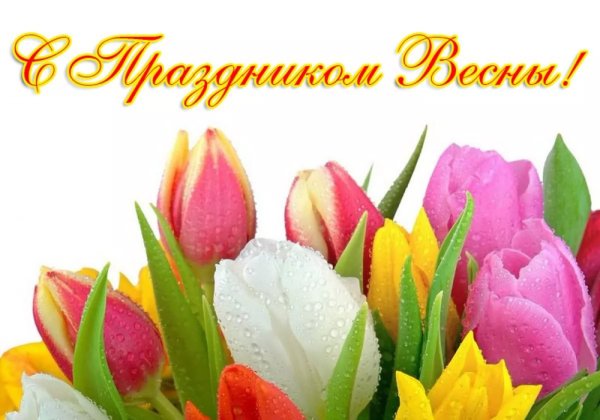 С праздником весны 8 марта