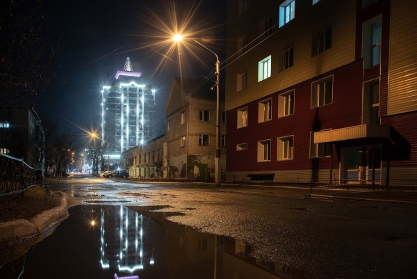 Весна в городе Барнаул