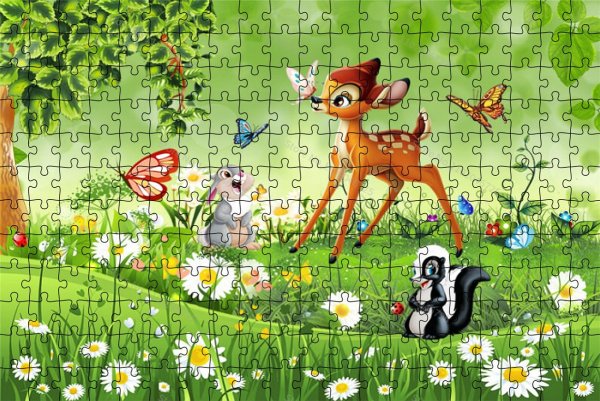 Лесная Полянка с животными