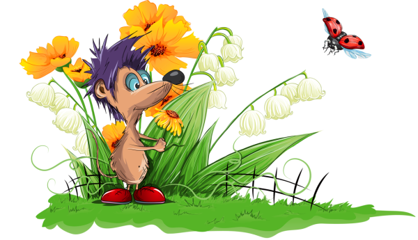 Весна мультяшная