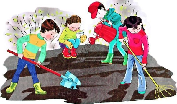 Инструменты для сада и огорода для детей